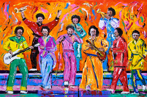 Earth, Wind & Fire | Oil painting by Anja Namink - Paintings