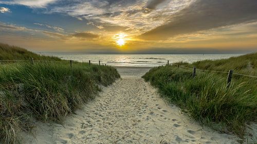 Strandopgang Texel paal 20