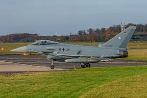 Der Eurofighter Typhoon der Luftwaffe.