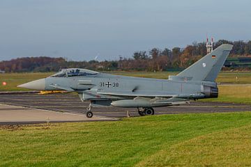 L'Eurofighter Typhoon de la Luftwaffe. sur Jaap van den Berg