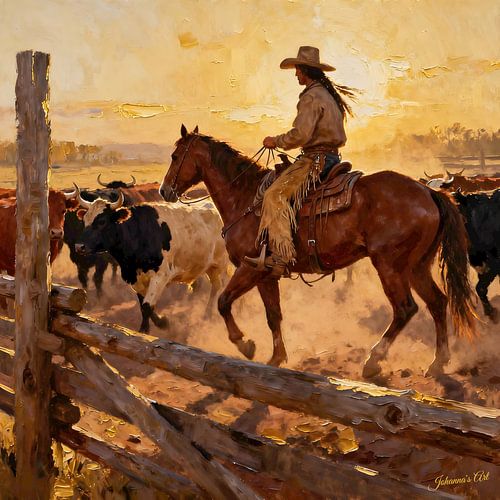 Evening on the Open Range