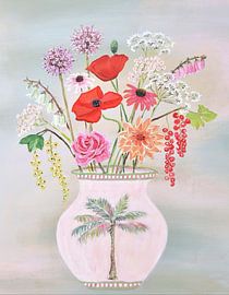 Blumen in Pastelltönen von Bianca ter Riet