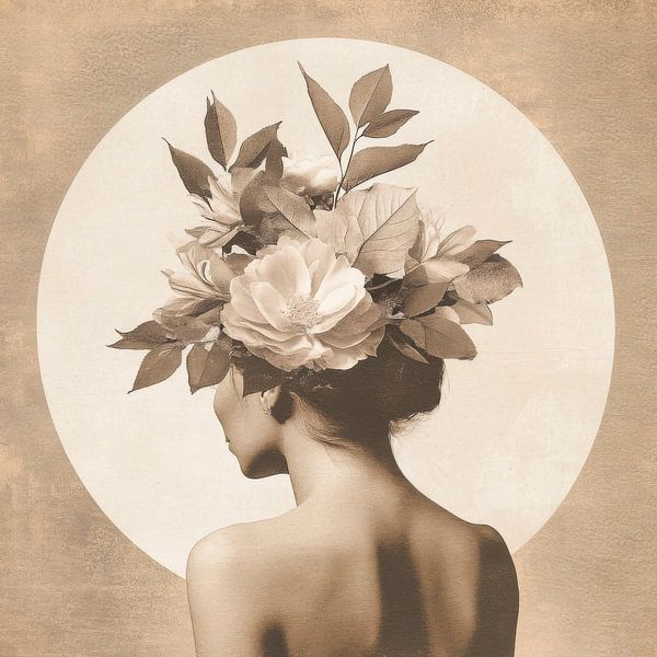 Bloemenmagie in zacht licht van Poster Art Shop