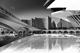 Lignes urbaines, Valencia (noir et blanc) sur Rob Blok