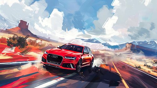 Rode Audi RS6