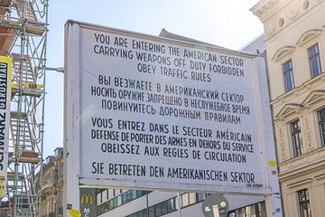 Checkpoint Charlie sign