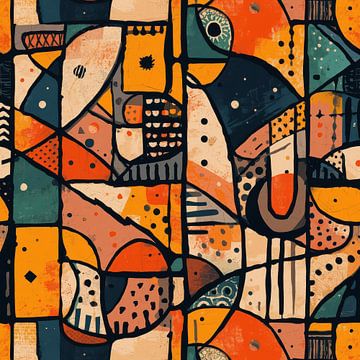 A colourful cake plate by Kay Weber