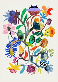 9933x14043 Din 115 Abstract Floral by Rafaela Mascaro