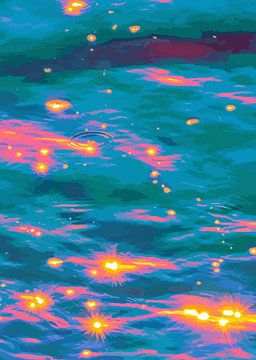 Eaux enchantées bioluminescentes - Profondeurs océaniques lumineuses