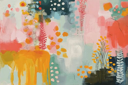 Bunte, moderne und abstrakte Malerei