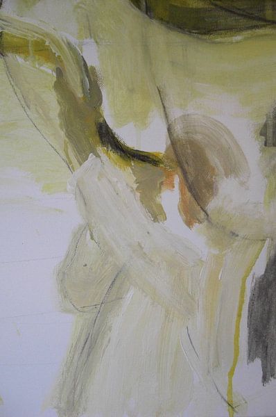 Sjofar blower at the Kotel (Western Wall Jerusalem) par Liliane Dumont