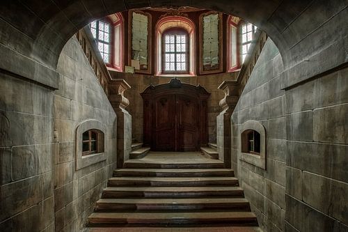 Trap in het kasteel