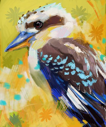 Le kookaburra rieur au soleil