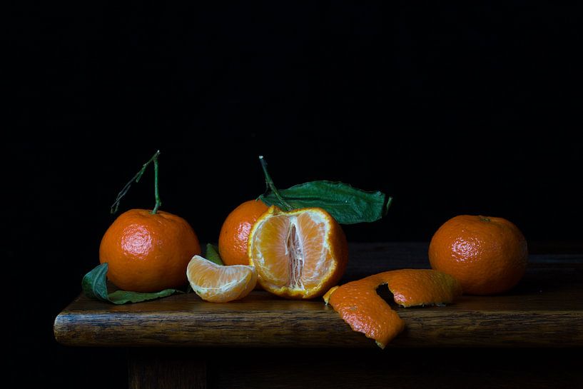 Stilleven met mandarijnen van Emajeur Fotografie