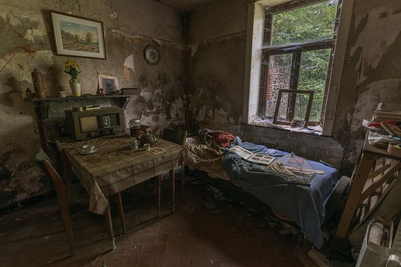 Slaapkamer waar de tijd stil staat van Het Onbekende