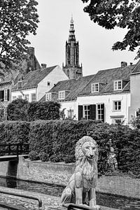 Amersfoort Utrecht Niederlande Schwarz und Weiß