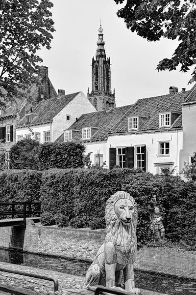 Amersfoort Utrecht Niederlande Schwarz und Weiß von Hendrik-Jan Kornelis