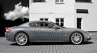 Maserati GranTurismo in Silver Art Car von aRi F. Huber Miniaturansicht