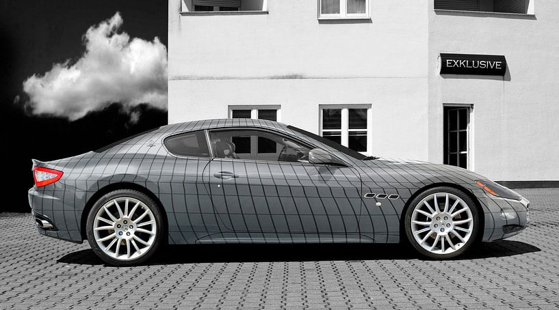 Maserati GranTurismo in Silver Art Car von aRi F. Huber