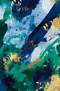 Abstract colour combination in blue-green by Poster Art Shop thumbnail