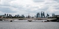 Londen en Westminister skyline, gezien vanaf de Thames van Roger VDB thumbnail