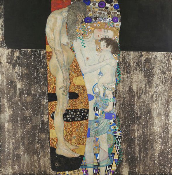 Le tre età, Gustav Klimt von Meisterhafte Meister
