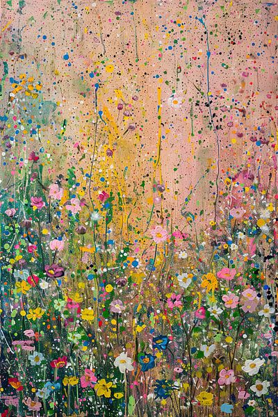 Blumenmalerei von Wunderbare Kunst