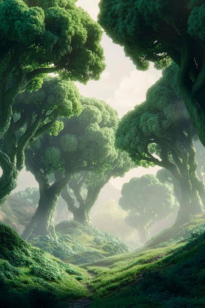 Fairytale forest by Poster Art Shop