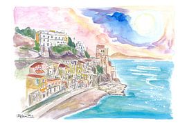 Tour sur l'Amalfitana avec vue sur Cetara Italie