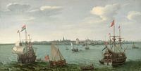 Ansicht von Hoorn von Hendrick Cornelisz Vroom von Schilders Gilde Miniaturansicht