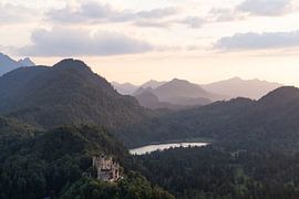 Sunset at Hohenzollern Castle by Manon Huls