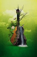 Akoestische gitaar - Abstract
