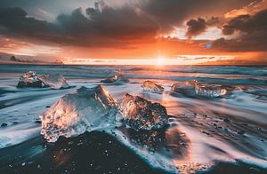 Küstenglühen: Islands Abendschönheit