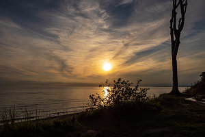 Sonnenuntergang an der Ostseeküste bei Nienhagen