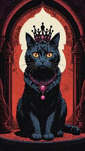 Style vintage sombre Rois & Reines des chats partie 2