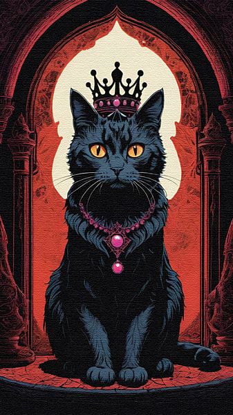 Style vintage sombre Rois &amp; Reines des chats partie 2 par Maud De Vries