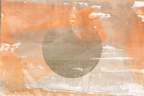 Wabi-sabi zonsondergang.