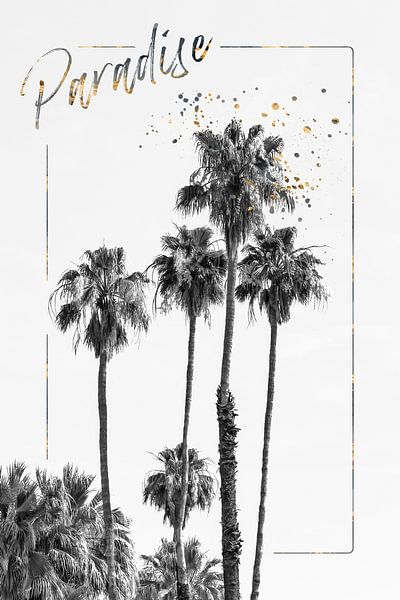 Palm Trees Impression | Paradise by Melanie Viola