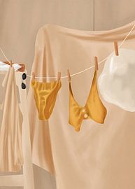 Golden Summer Laundry by Flow Line