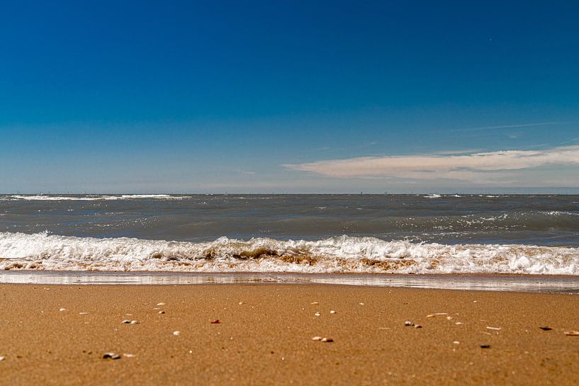 Golven op het strand van Michael Ruland