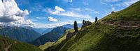 Green mountain landscape