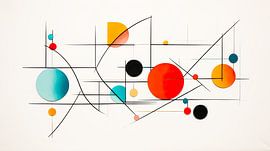 Geometrische Linien von Vlindertuin-Art