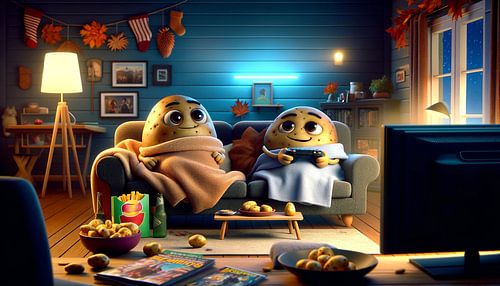 Kuscheliger Filmabend der Couch Potatoes