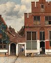 Die Straße - Johannes Vermeer von Rebel Ontwerp Miniaturansicht