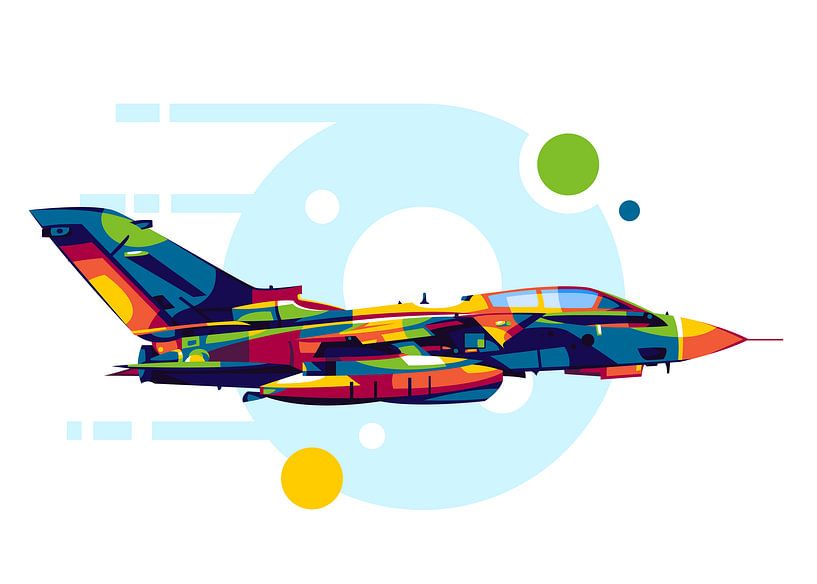 Tornado GR4 in Pop Art van Lintang Wicaksono