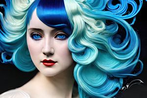 Blue Mystical Illusion