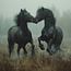 Friesian horse