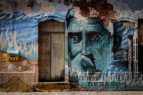 Straatkunst in Armação de Pêra