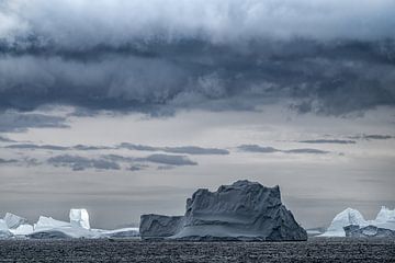 Les icebergs autour de la Géorgie du Sud sur Ron van der Stappen