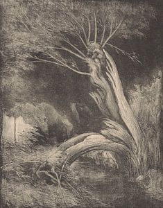 Simon Moulin, Gespaltene Weide. Die Verwundeten, 1925